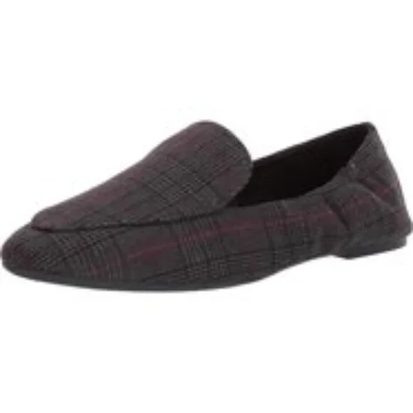 NIB Lucky Brand grey plaid loafer flat, size 7.5M - Picture 3 of 6